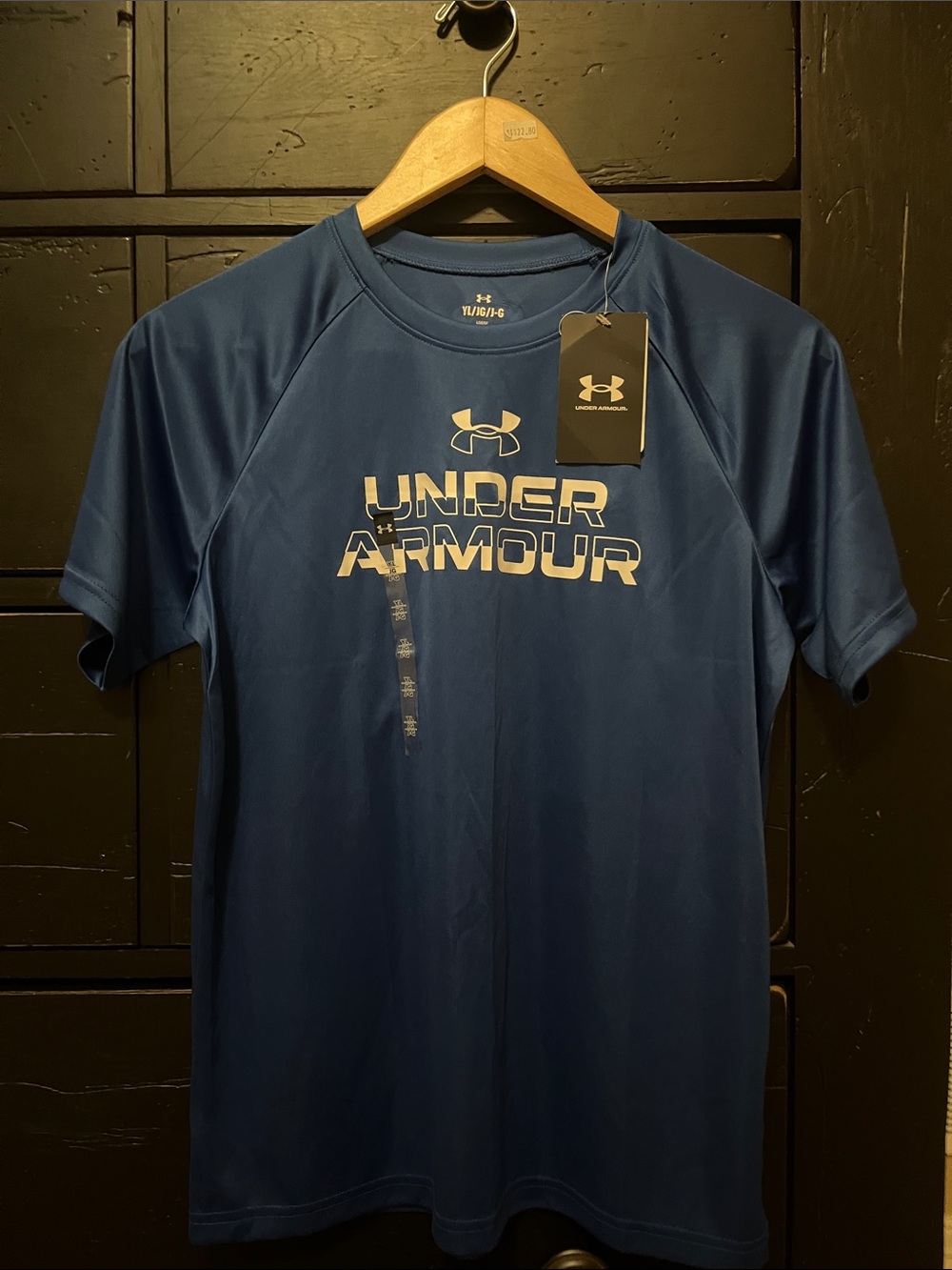Under Armour Blue Short Sleeve Performance Tee with Logo